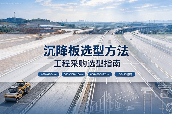 彭阳沉降板选择方法