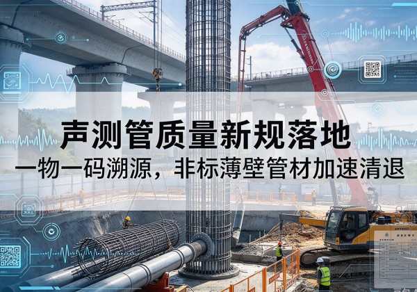 彭阳声测管质量新规落地，一物一码溯源，非标薄壁管材加速清退