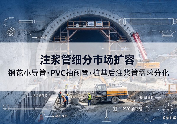 彭阳注浆管细分市场扩容，隧道钢花小导管、PVC 袖阀管、桩基后注浆管需求分化