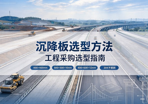 彭阳沉降板选择方法